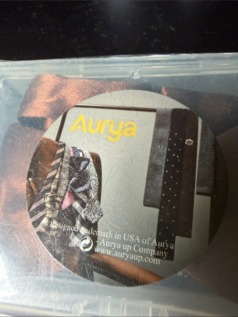 N/A brown satin